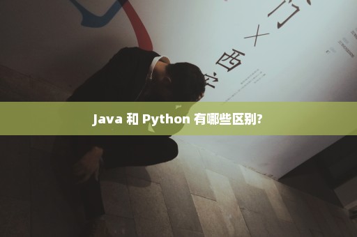 Java 和 Python 有哪些区别?