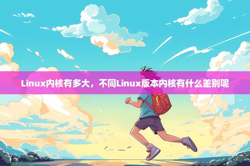 Linux内核有多大，不同Linux版本内核有什么差别呢