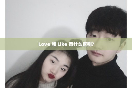 Love 和 Like 有什么区别?