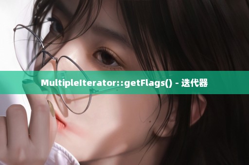 MultipleIterator::getFlags() - 迭代器