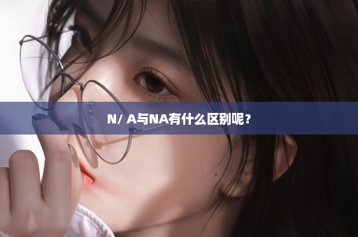 N/ A与NA有什么区别呢？