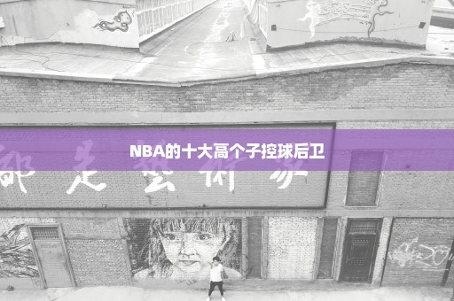 NBA的十大高个子控球后卫