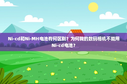 Ni-cd和Ni-MH电池有何区别？为何我的数码相机不能用Ni-cd电池？