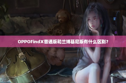 OPPOFindX普通版和兰博基尼版有什么区别？