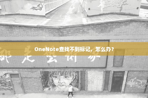 OneNote查找不到标记，怎么办？