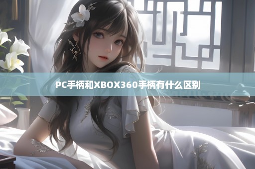 PC手柄和XBOX360手柄有什么区别