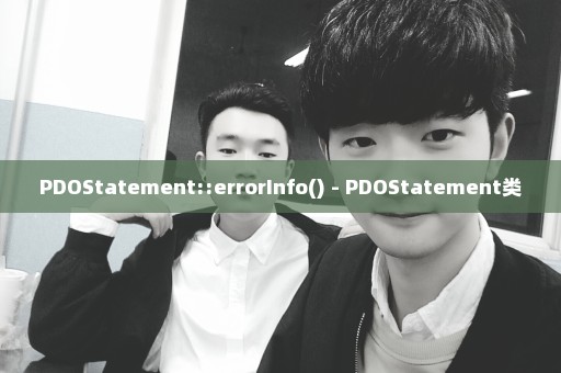 PDOStatement::errorInfo() - PDOStatement类