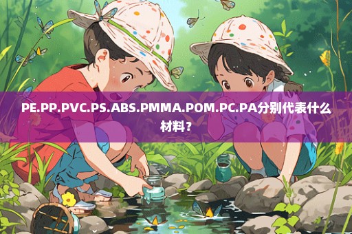 PE.PP.PVC.PS.ABS.PMMA.POM.PC.PA分别代表什么材料？