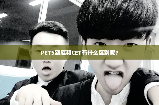 PETS到底和CET有什么区别呢？