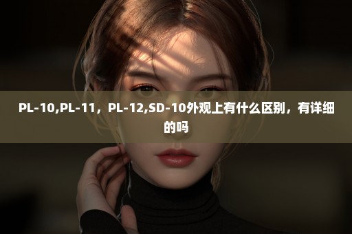 PL-10,PL-11，PL-12,SD-10外观上有什么区别，有详细的吗