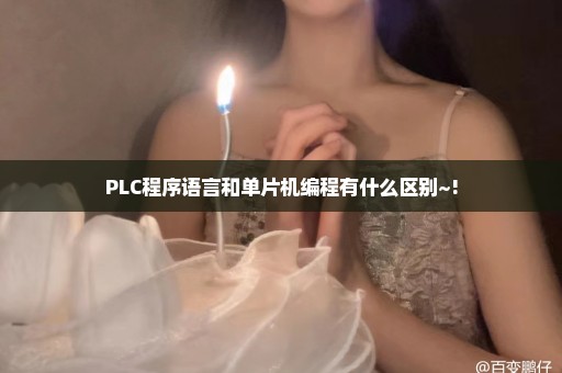 PLC程序语言和单片机编程有什么区别~!