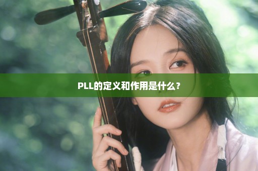 PLL的定义和作用是什么？