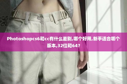 Photoshopcs6和cc有什么差别,哪个好用,新手适合哪个版本,32位和64？