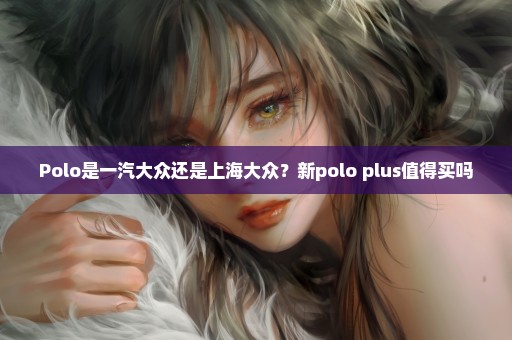 Polo是一汽大众还是上海大众？新polo plus值得买吗