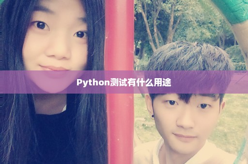 Python测试有什么用途