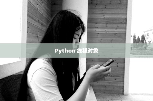 Python 线程对象