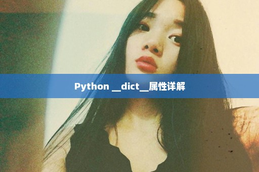 Python __dict__属性详解