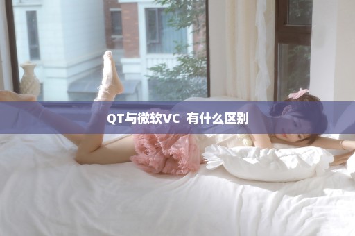 QT与微软VC++有什么区别