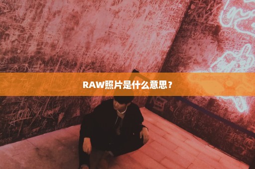 RAW照片是什么意思？