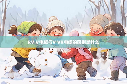 RV V电缆与V VR电缆的区别是什么