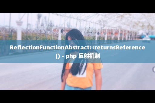 ReflectionFunctionAbstract::returnsReference() - php 反射机制