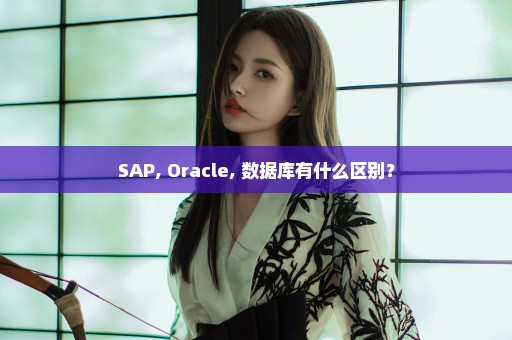 SAP, Oracle, 数据库有什么区别？