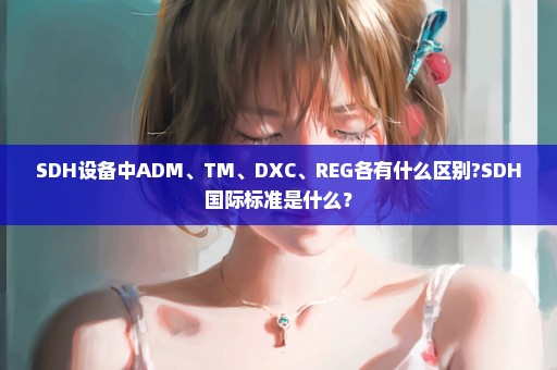 SDH设备中ADM、TM、DXC、REG各有什么区别?SDH国际标准是什么？