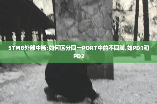 STM8外部中断:如何区分同一PORT中的不同脚,如PD1和PD2