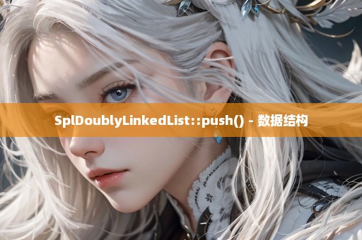 SplDoublyLinkedList::push() - 数据结构