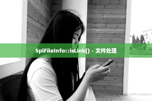 SplFileInfo::isLink() - 文件处理