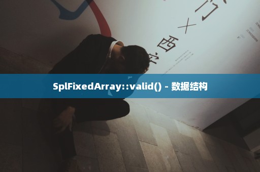 SplFixedArray::valid() - 数据结构