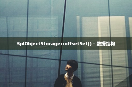 SplObjectStorage::offsetSet() - 数据结构