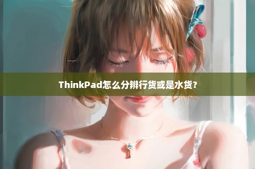 ThinkPad怎么分辨行货或是水货？