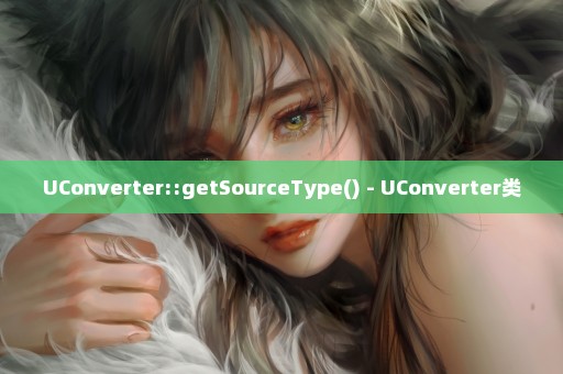 UConverter::getSourceType() - UConverter类