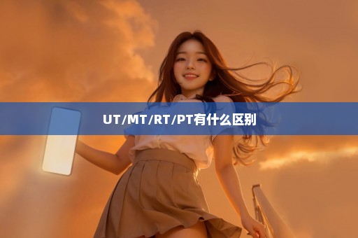 UT/MT/RT/PT有什么区别