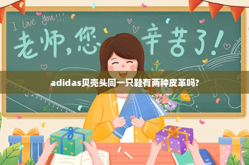 adidas贝壳头同一只鞋有两种皮革吗?