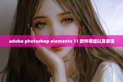 adobe photoshop elements 11 软件用途以及激活