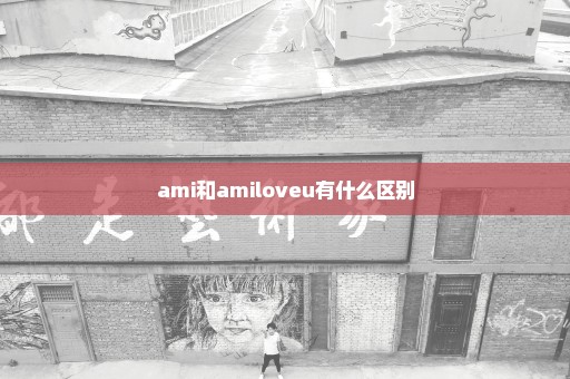 ami和amiloveu有什么区别