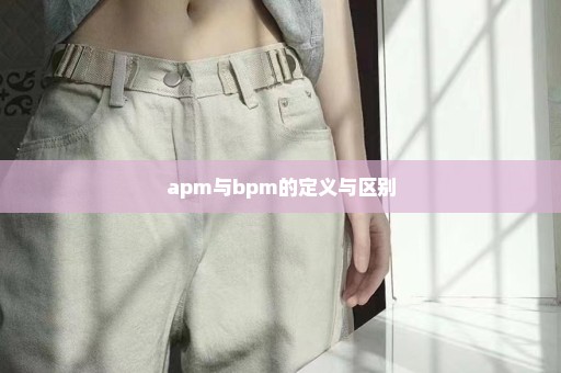 apm与bpm的定义与区别