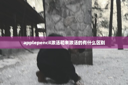 applepencil激活和未激活的有什么区别