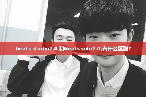 beats studio2.0 和beats solo2.0,有什么区别？