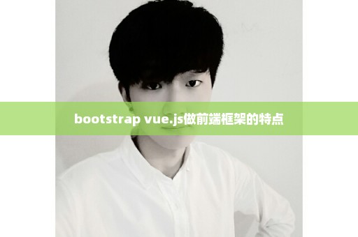 bootstrap+vue.js做前端框架的特点