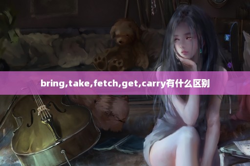 bring,take,fetch,get,carry有什么区别