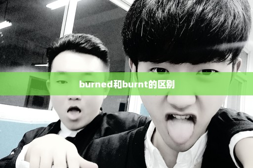 burned和burnt的区别