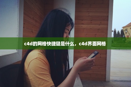 c4d的网格快捷键是什么，c4d界面网格 