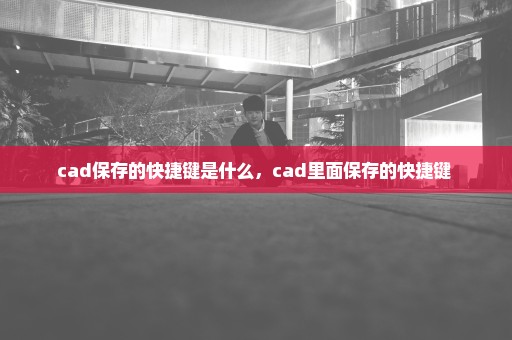 cad保存的快捷键是什么，cad里面保存的快捷键 