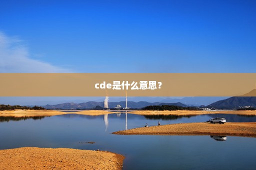 cde是什么意思？