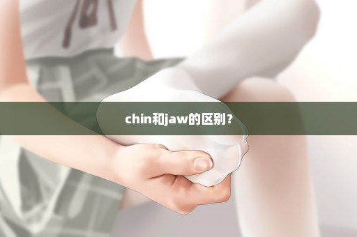 chin和jaw的区别？