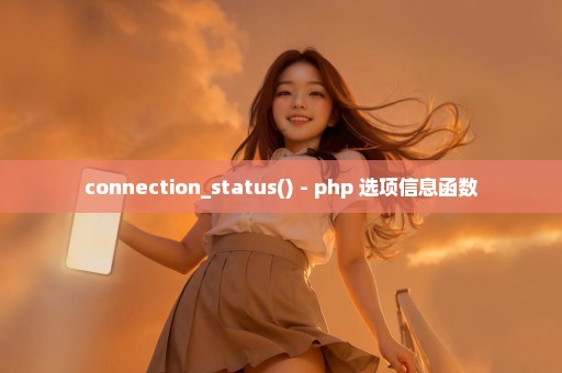 connection_status() - php 选项信息函数