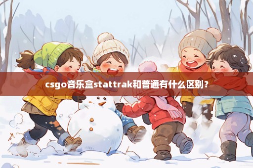 csgo音乐盒stattrak和普通有什么区别？